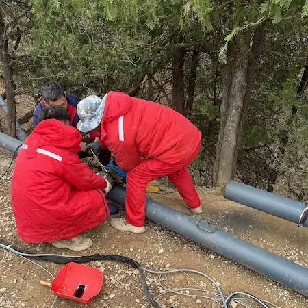 Soudage par pipeline chimique extérieur