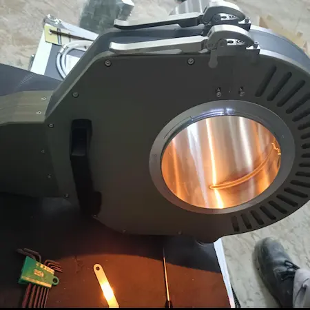 Soudage de canalisation de traitement de l'eau en acier inoxydable