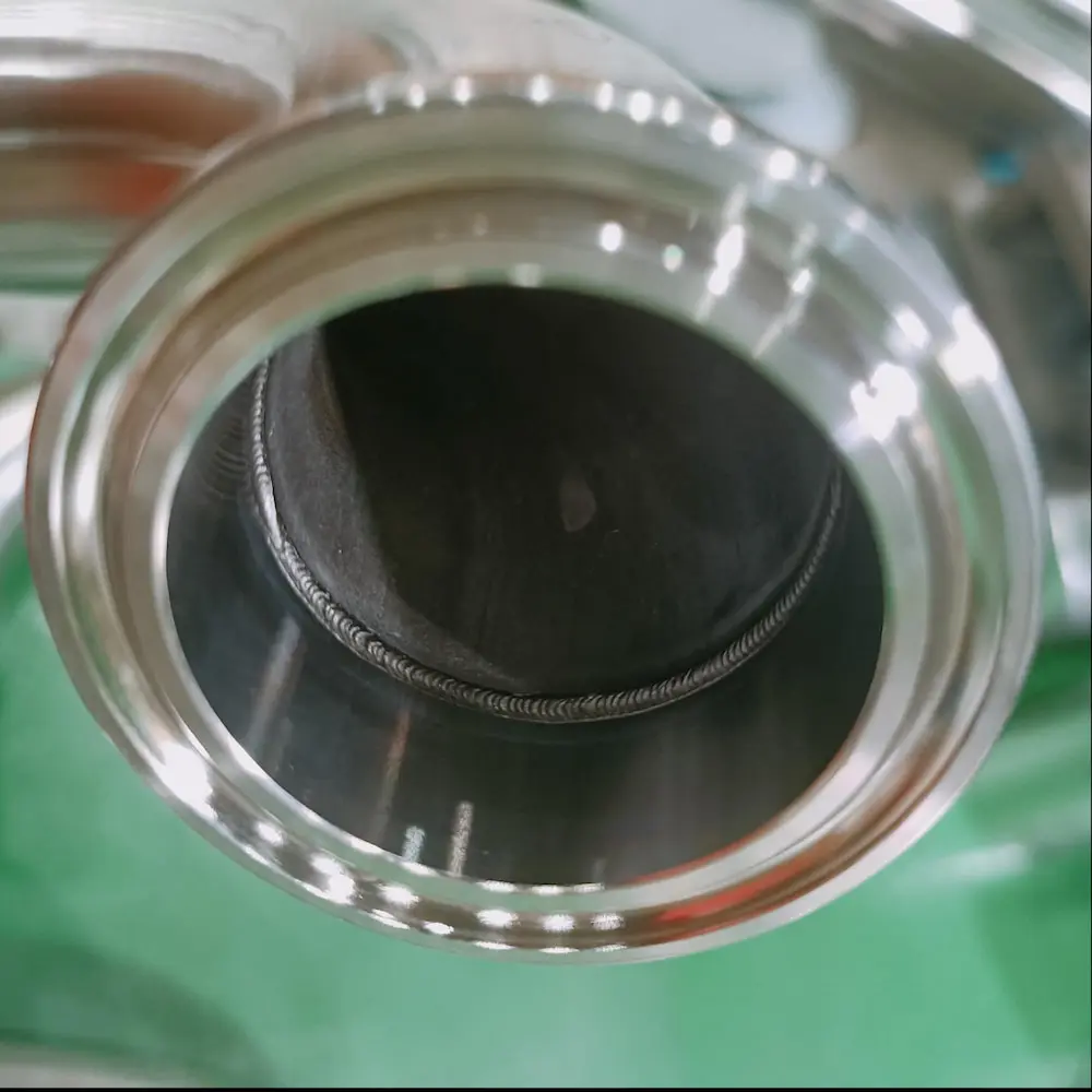 Soudage double face de tuyaux en acier inoxydable de qualité alimentaire