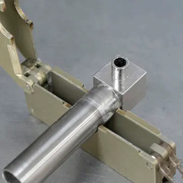 Effet de soudage de tubes de laboratoire