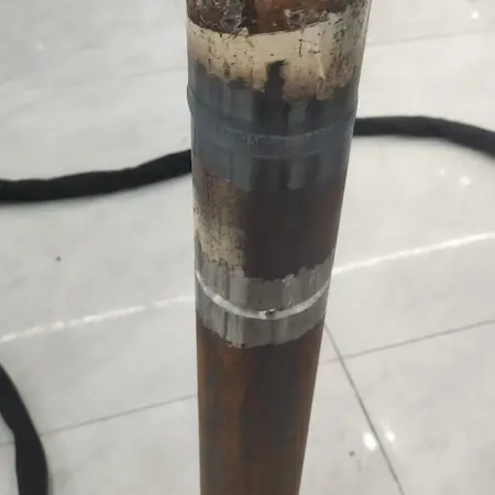 Soudage de fils de tuyaux en acier au carbone
