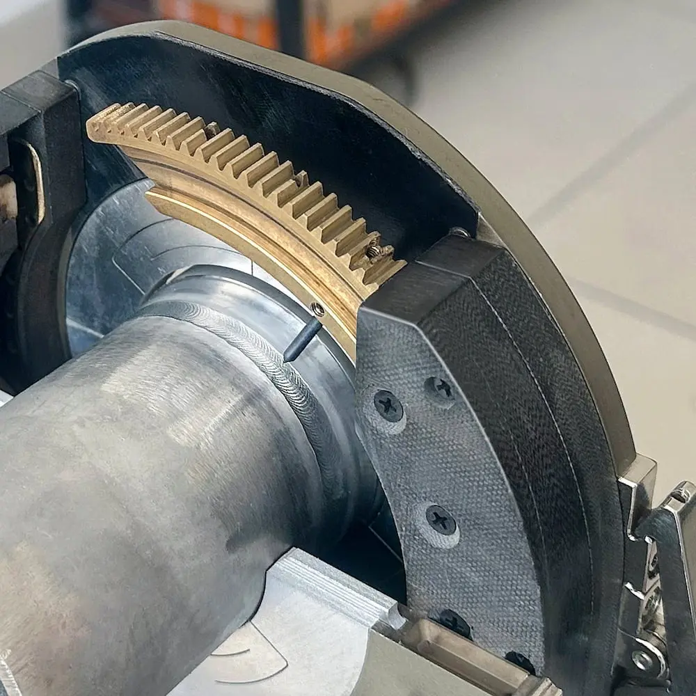 Effet de soudage de tuyaux en acier au carbone